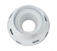 Niceminiwall ABS Circular Spherical Nozzle Air Vent 100mm Ceiling Outlet Valve Cover Adjustable Airflow White Grille for for Airport Station Central Ventilation Indoor Exhaust
