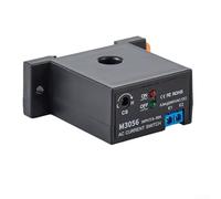 Niceminiwall AC Current Sensing Switch Self-Powered Induction Relay Electronic Monitor With LED Indicator For Industrial Equipment Current Range 0.2-30A M3050 M3056(M3056)