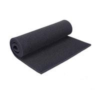 Niceminiwall Activated Carbon Foam Air Filter Pad for Range Hoods, 1m Black Cuttable Mesh Sheet Compatible with Kitchen Extractor Fans, Air Purifiers &