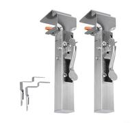 Niceminiwall Adjustable Drawer Fixing Clamp Stainless Steel Cabinet Installation Clips 2mm Thick Head Clamp One-Press Fixing for Woodworking DIY Projects 2 Pack(2pcs)
