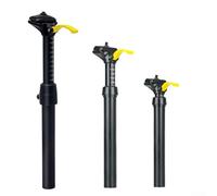 Niceminiwall Adjustable Dropper Seatpost 30.9mm with 33.9mm Sleeve, 375mm Length, 100mm Travel Suspension, Oil-Air Shock Absorber, Manual Lift Aluminum Alloy