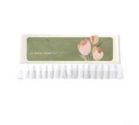 Niceminiwall Air Conditioner Cover with Breathable Mesh for 1-2P Units, For Easy Installation with Elastic Bands and Stylish Chiffon Lace Trim Design(92 * 30 * 20CM)