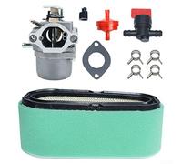 Niceminiwall Air Filter and Carburetor Kit for 699831 799226 496894 28M707 Models, Includes Fuel Filter Shut-Off Valve and Gasket, Foam Pre-Filter for Double Filtration,