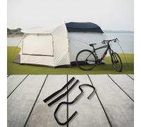 Niceminiwall Aluminium Alloy Butterfly Handlebar 25.4mm Clamp 580mm Width for Touring or Trekking Bikes with 5° Backsweep and 25mm Rise, Ergonomic Design for Long Distance(handlebar +2PCS Grip)