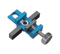 Niceminiwall Aluminium Alloy Cabinet Door Installation Jig Adjustable Positioner Tool with Clamp Support for Face Frame or Frameless Cupboard and Wardrobe Door Mounting(C)