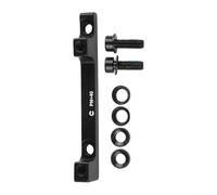 Niceminiwall Aluminium Alloy Disc Brake Mount Adapter, Post Mount Fork 160mm to 180mm/203mm Extender, Front or Rear Wheel Caliper Bracket with Bolts for for Mountain(G)