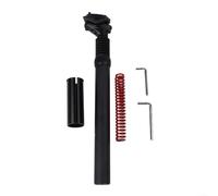 Niceminiwall Aluminium Alloy Shock-Absorbing Seatpost - 350 mm Travel, Adjustable Rebound & Saddle Angle, 25.4-34.9 mm Diameters, for Riders up to 100(34.9mm by shim)