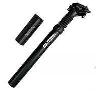Niceminiwall Aluminium Alloy Shock-Absorbing Seatpost - 350 mm Travel, Adjustable Rebound & Saddle Angle, 25.4-34.9 mm Diameters, for Riders up to 100(33.9mm by shim)