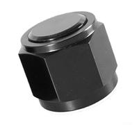 Niceminiwall Aluminium Female Flare Cap Block Off Fitting Adapter AN4 AN6 AN8 AN10 AN12 Compatible with for Fuel Line and Hose Systems, Leak-Proof Seal, Machined, Reusable,(AN12)