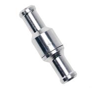 Niceminiwall Aluminium One Way Non-Return Check Valve 6-12mm Inline for for Fuel, Water, Gas, Air, Vacuum Applications with Arrow Flow Direction, Compatible with Petrol,(10mm)