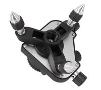 Niceminiwall Aluminum Alloy 360 Degree Level Adapter Bracket with 12 Self-Leveling Lines, Detachable Feet and 1/4" Male Thread for Construction and Home Decoration