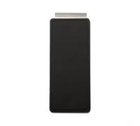 Niceminiwall Aluminum Alloy Billiards Chalk Holder Clip for Snooker Pool Cue, Lightweight Silent Design with Belt Clip and Rubber Pad, for Magnetic Chalk Boxes(black)