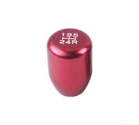 Niceminiwall Aluminum Alloy Manual 5-Speed Gear Shift Knob Usual Fit for Car and Truck Interiors, Ergonomic Design for Enhanced Control, Lasting Construction with(Red)