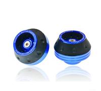Niceminiwall Aluminum Front Fork Wheel Frame Sliders Kit for Motorcycle Front Fork Protector and Motorbike Fork Frame Protection, For CNC Alloy Crash Pads for Most Motorcycles,(blue)