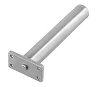 Niceminiwall Automatic Concealed Tubular Chain Spring Door Closer, Soft Close Mechanism, Fire Rated for for Half Hour Resistant Internal Doors up to 50Kg, Non-Handed Design(Silver)