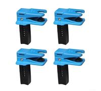 Niceminiwall Automotive Brake Tubing Clamp Tool 4 Pieces Car Brake Oil Pipe Nozzle Tool Blue Black Plastic Brake Line Stoppers