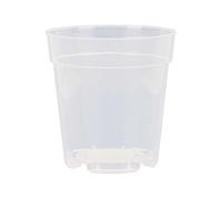 Niceminiwall babominimer 10pcs Transparent Plastic Nursery Pots with Drainage Holes, Variety Pack of 6.7/5.2/4/3 Inch Breathable Planting Containers for Indoor Outdoor Flowers