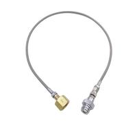 Niceminiwall babominimer Adapter High Pressure Hose with For ACME 24x6 Connection for Grohe Blue Home Water Carbonators, Fits 21.8x14 W Thread and CGA320 Cylinders, 90cm Metal