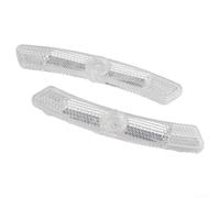 Niceminiwall Bicycle Reflectors MTB Side Anti-Reflective Sheets 4Pcs Suitable For Motorcycle Mountain Bike Mountain Bike(White)