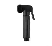 Niceminiwall Bidet Taps, Chrome Douche Bidet Toilet Spray, Shattaf Muslim Shower Head, Zinc Alloy Taps Handheld Shower Head, Bathroom Fixtures (Black)