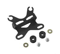Niceminiwall Black Aluminum Alloy Motorcycle Instrument Bracket for Speedometer and Odometer Gauge Mounting with Fitment for Most Motorcycles