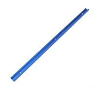 Niceminiwall Blue Aluminum Alloy Double-Cut T-Track T-Slot Miter Track 500mm for Router Table Woodworking Tools with Mounting Holes for T Screws and Quick Acting