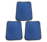 Niceminiwall Bowling Ball Cleaning Rag Set of 3, 20x20cm and 20x25cm Bowling Towels for Ball Care, Polyester Nylon Sponge Accessories for Polishing and Maintaining Bowling(Blue 20 * 25CM)