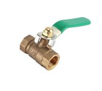 Niceminiwall Brass Double-Ended Internal Thread Ball Valve G1/4 With Stainless Steel Handle, For CNC Machines And Air Compressors In Industrial Automation(DN25)