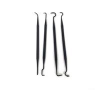 Niceminiwall Car Detailing Cleaning Tool Set with 4 Double-Headed Pipe Cleaning Hook Picks for Automotive Slots and Crevices, Multi-Purpose Plastic Accessories for Vehicle