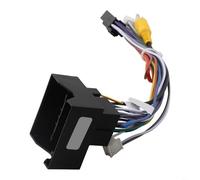 Niceminiwall Car Radio Audio 16 PIN Power Harness Adapter, 16 PIN Car Radio Power Harness Adapter Box Kit for Head Unit Navigation System Installation