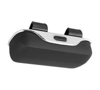 Niceminiwall Car Sun Visor Glasses Case Multi-function Sunglasses Box Sun Visor Buckle Holder Clip Storage Box Bill Card Organizer Mount With Ticket Card Clip- Apply To All Car Models(beige)