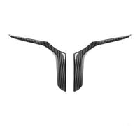 Niceminiwall Carbon Fiber Car Steering Wheel Switch Trims for X3 X5 2018-2022 Interior Dashboard Decoration Kit 2 Pieces Set Plastic Material Easy Installation