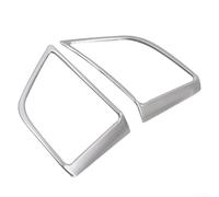 Niceminiwall Carbon Fiber Silver Steering Wheel Trim Button Cover for Tucson 2015-2020, ABS Plastic Interior Decoration Accessories for Car Steering(Silver)