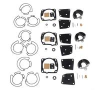 Niceminiwall Carburetor Rebuild Kit for Johnson for Evinrude V6 90-175 for HP Outboard Engines, OEM 438996 0435442 0436852, 3-Set Outboard for Carb Repair Parts for Marine Boat