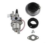 Niceminiwall Carburettor with Air Filter Stack for 47cc 49cc 2-Engine Mini Motorcycle Lawn Mower ATV Scooter Off-Road Vehicle 44mm Diameter 6 Piece Replacement Kit