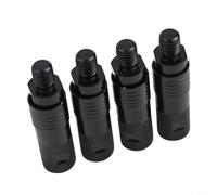 Niceminiwall Carp Fishing Bite Alarm Connectors 4pcs Set, Magnetic Quick Release Adaptor, 3/8 Thread Aluminium Alloy Rod Holder Attachment Compatible with for Most Fishing Bite