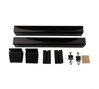 Niceminiwall Cart Windshield Clamp Set, Black Plastic Windscreen Clips and Mounting Hardware Compatible with for Models, Secure Fastening Compatible with for Buggy