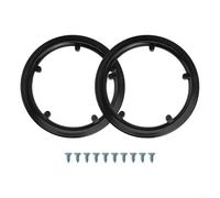 Niceminiwall Chainring Guard for 46T-48T Cranksets, 4-Hole or 5-Hole Plastic Sprocket Protector with Anti-Entanglement & Oil-Splash Preventi(KUN46-48/9.)