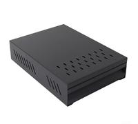 Niceminiwall Coffee Knock Box Drawer, Stainless Steel Thick Pull-out Single Knock Box Espresso Knock Drawer,For Cafes/Home/Kitchens/Offices,35X25x9.5cm