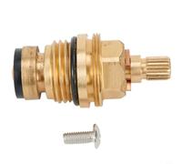 Niceminiwall Copper Gland Insert for Traditional Standard Washer Tap Valve, 2" 20 Teeth Thread, Maximum Operating 90°C and Pressure Resistance