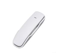 Niceminiwall Corded Look A Like Design Telephone Corded Phone | W/ 13 Number Memory | LED Indicator Audible Ringtone Wall/Desk Mount | For Home Office Dormitory(White)