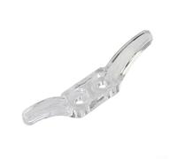 Niceminiwall Curtain Cord Safety Cleat Hooks for for Roller Blind Drawstrings, Heavy Duty Child and Pet Protection Clips, Wall Mounted Clear Plastic Holders with Screws for(4pcs)