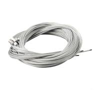 Niceminiwall Derailleur Gear Shift Cable Set 10pcs Stainless Steel Rear Inner Wire 2.1m Long Slick Design for for Smooth Shifting Performance Compatible with Mountain