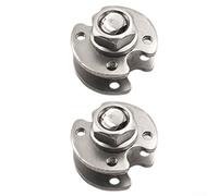 Niceminiwall Disc Damping Shaft 360 Degree Rotating for Industrial Equipment, 1NM/3NM/5NM Torque Options, Carbon Steel Nickel Plated, 2 Pcs XK543-4-7.5(5NM)