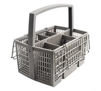 Niceminiwall Dishwasher Cutlery Basket Replacement For Bosch Constructa For Siemens Neff Models With Handle Gray Plastic BSH Group 11018806 SMZ5100 SZ73100