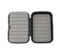 Niceminiwall Double-Sided Fly Fishing Tackle Box Waterproof PE Plastic Storage Case with Foam Insert for Trout and Bass Flies, Lightweight Pocket-Size Fly Box for(B)