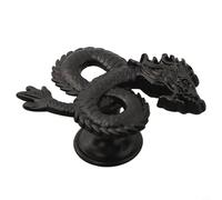 Niceminiwall Dragon Shape Zinc Alloy Cabinet Pulls Furniture Handle Door Knobs for Children's Room Home Improvement Hardware(Black)