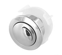 Niceminiwall Dual Flush Toilet Button Compatible with Siamp Cable Operated Flush Valves for Optima 50, Matte Black Finish, Plastic, Easy DIY Installation, 54x37mm