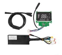 Niceminiwall E-Scooter Controller and Meter Set, 36V 550W or 48V 1200W Aluminum Replacement Kit, Compatible with for Electric Scooters MW95 and MW21, Single or Dual(C)