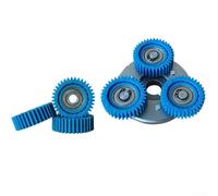 Niceminiwall E- Wheel Hub Motor Gear Set 36T with Bearing Compatible with for Electric Motors, Nylon and Stainless Steel Planetary Gears, Size 38x38x12mm, 8mm Inner